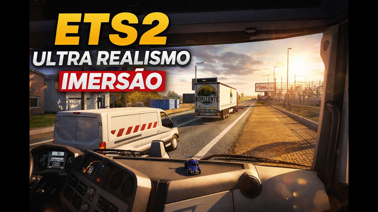 ETS2 ULTRA REALISTA! 🚛 Viagem INSANA com Imersão Total no Euro Truck Simulator 2