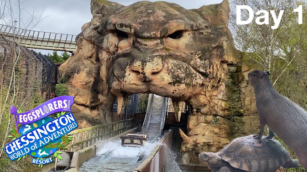 Easter at Chessington DAY 1 | Safari Hotel + Giraffe feeding
