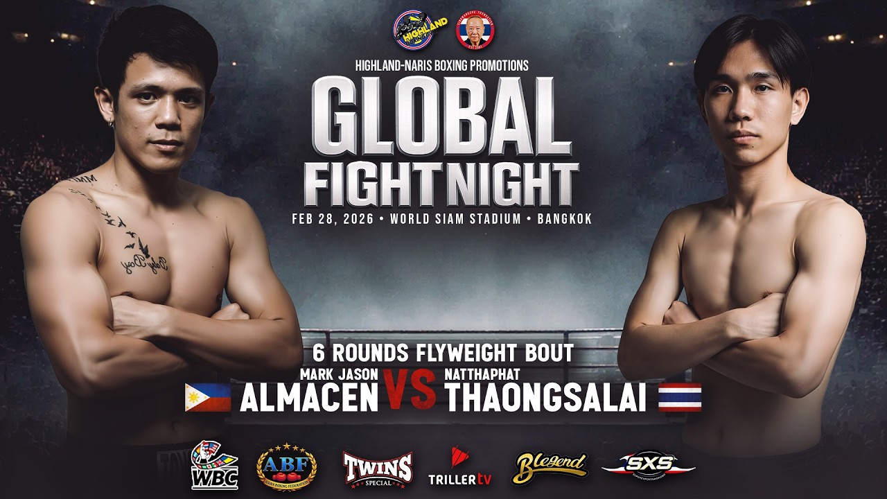 🇵🇭 Mark Jason Almacen VS 🇹🇭 Natthaphat Thaongsalai | Feb 28, 2026 | Bangkok, Thailand