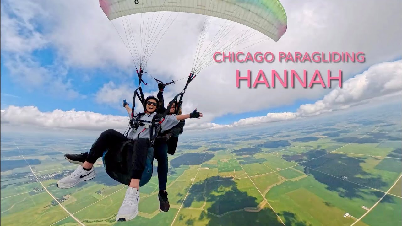 Tandem with Hannah | Chicago Paragliding 