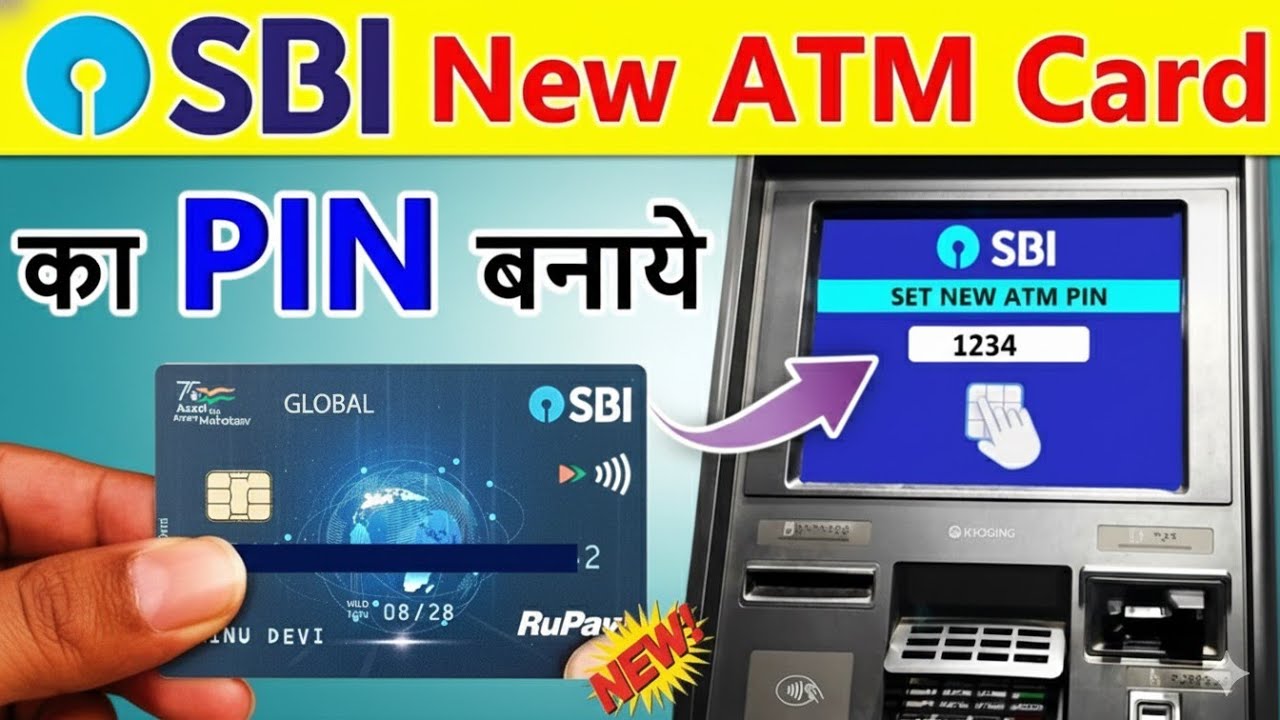 SBI ATM pin generation 2026 !!  SBI New ATM PIN generate process