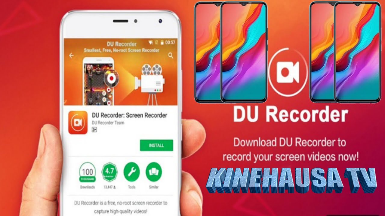 kasan Yadda ake recording na screen din wayar Android ta hanyar da ta dace da FHD 1080p ?