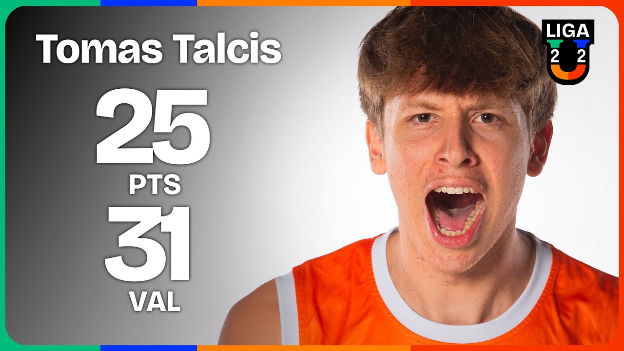 🔥 TOMAS TALCIS, la LOCOMOTORA del Valencia Basket | Liga U 2025-26 Jornada 7