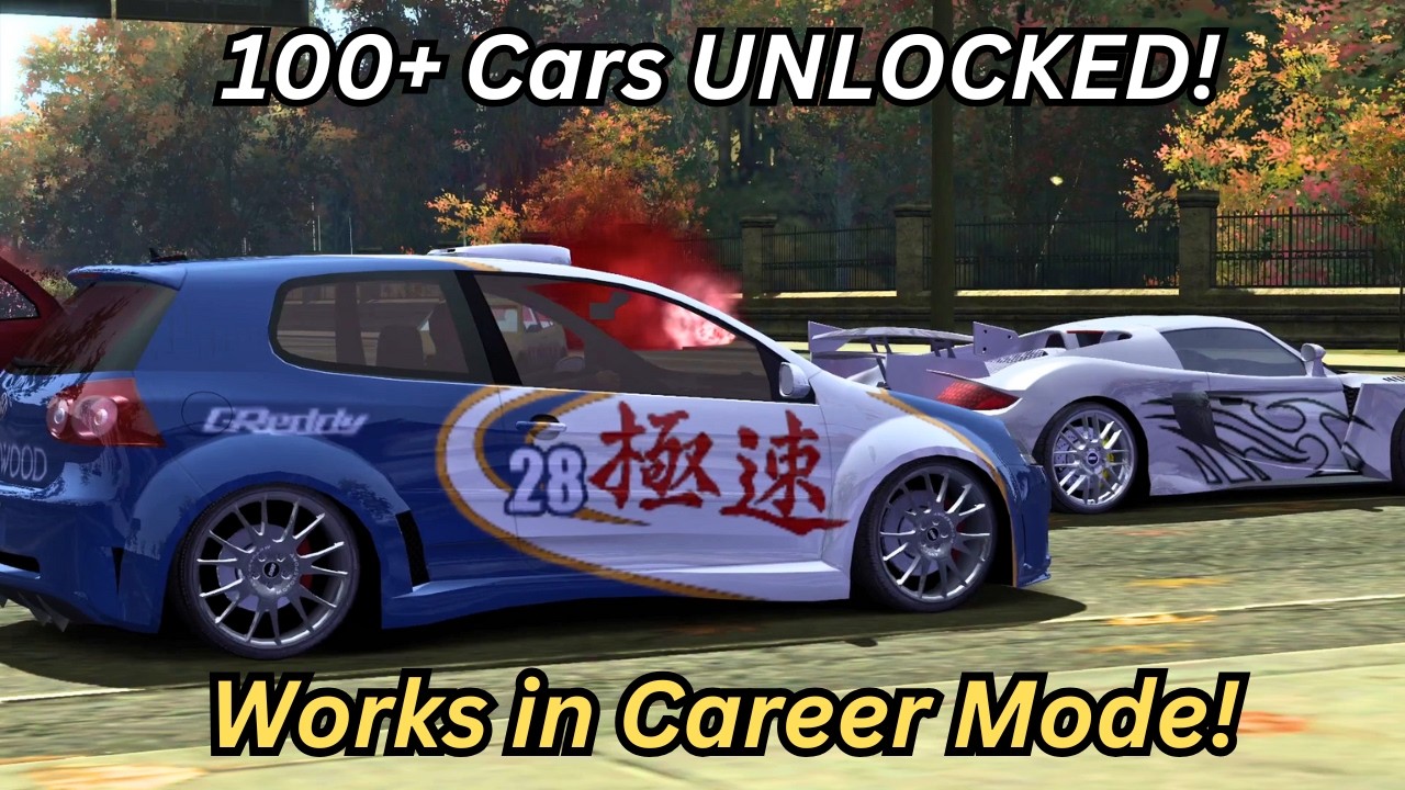 How to Unlock ALL 100+ Cars in NFS Most Wanted (2005) | Extra Options Mod Tutorial!