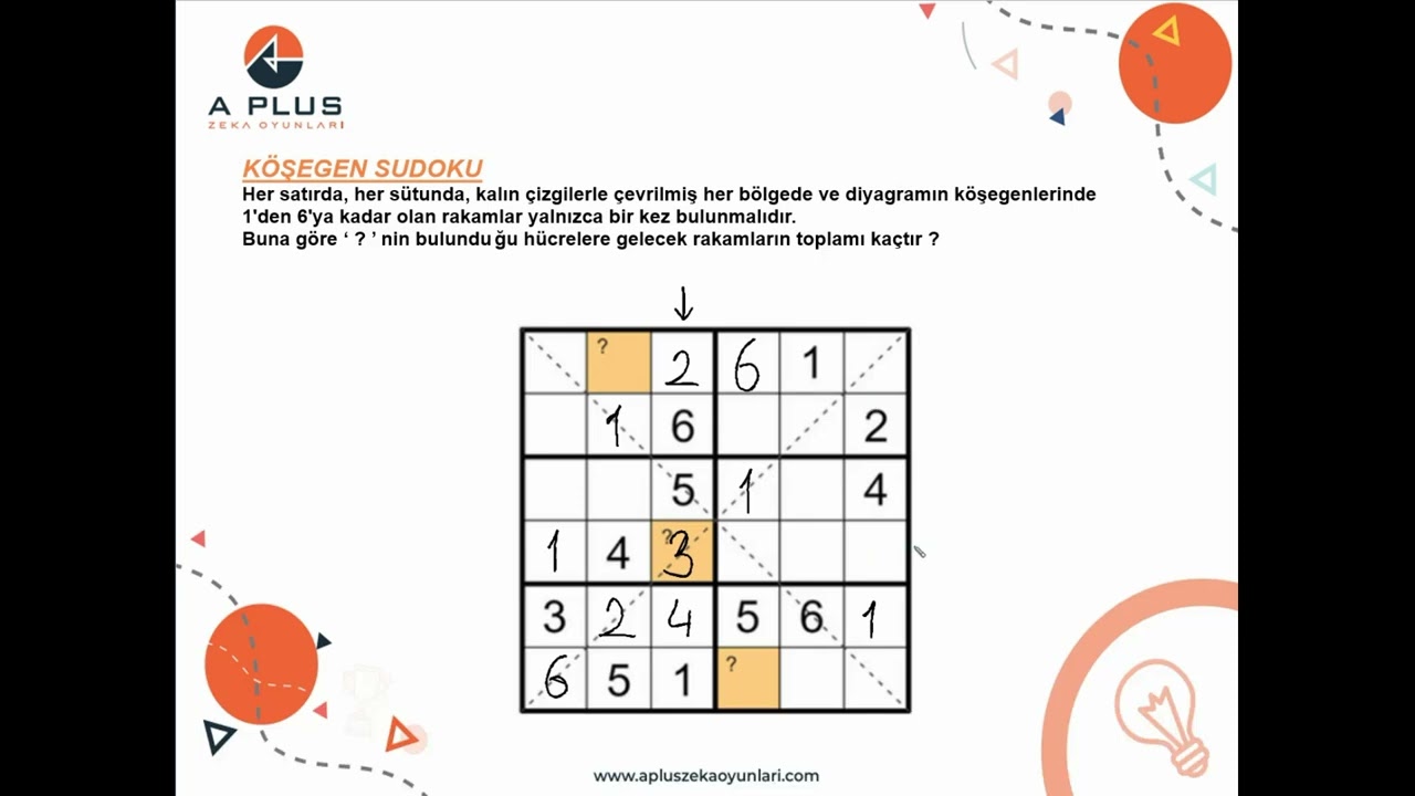 KÖŞEGEN SUDOKU NASIL OYNANIR ?