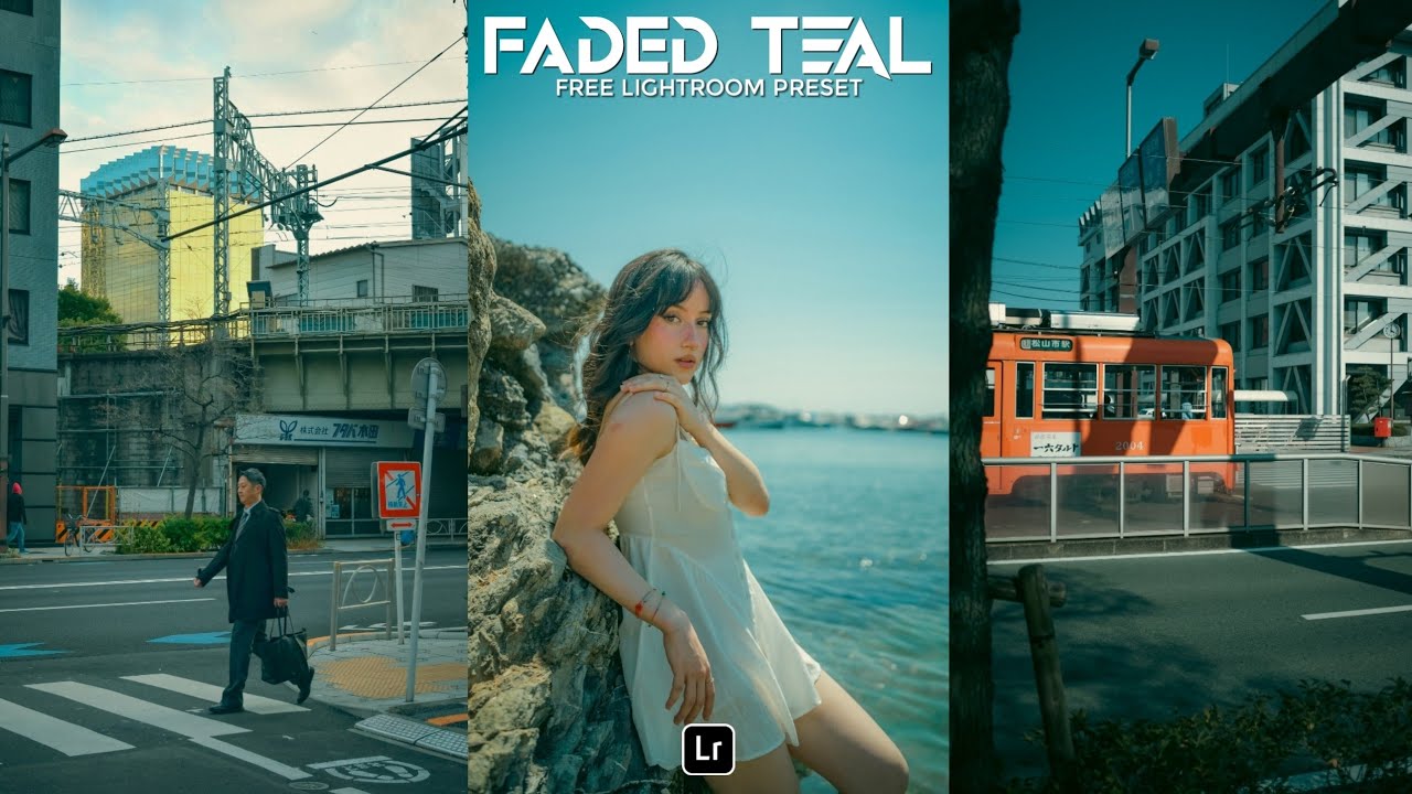 Пресет Faded Teal | Бесплатный пресет Lightroom Mobile DNG | Учебное пособие по Lightroom | Пресе...