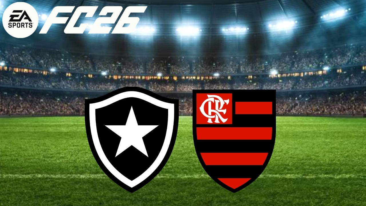 🔴 BOTAFOGO x FLAMENGO BRASILEIRAO SERIE A 2026 SIMULAÇÃO FUTEBOL EA FC 26