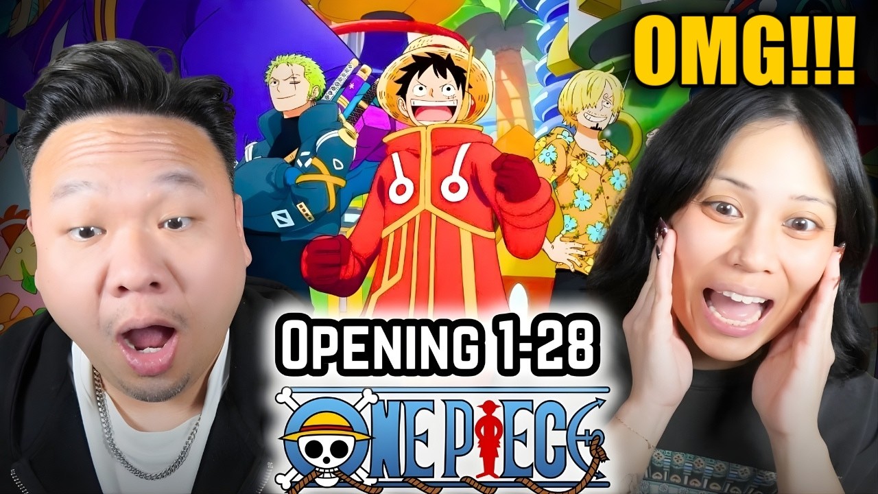 ONE PIECE DOUBTERS REACT TO ALL ONE PIECE OPENINGS FOR THE FIRST TIME 😳(1-28)