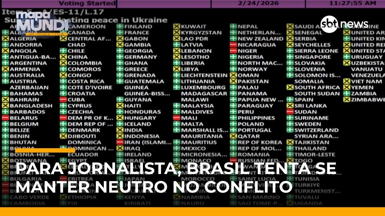 Brasil, China e EUA se abstêm em votação da ONU sobre paz duradoura na Ucrânia | #MapaMundi
