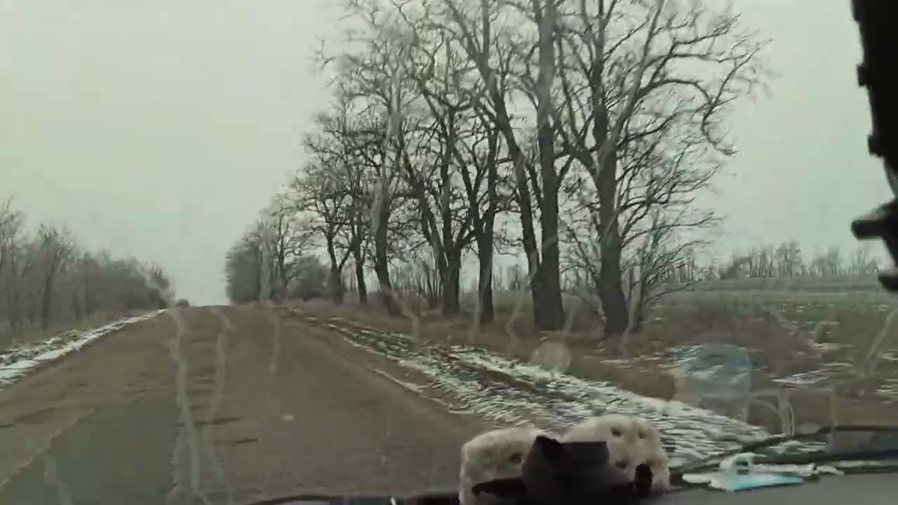Еду на источник на крещение господне 19.01.26 дорога с Долинской к источнику 