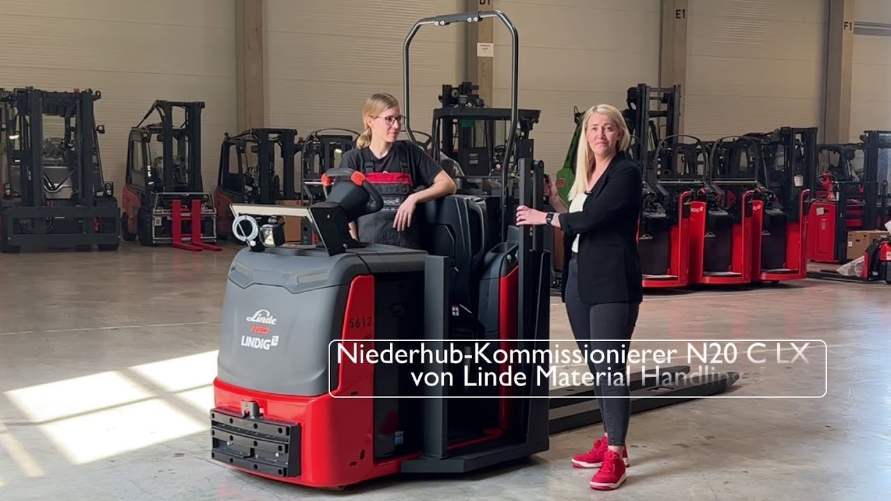 Linde N20 C LX mit Sonderlösung: Entdecken Sie die perfekte Kommissionierungslösung!