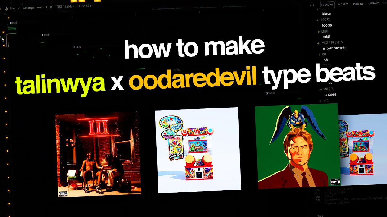 How to make beats for TALINWYA x OODAREDEVIL @ta1inwya @oodaredevil