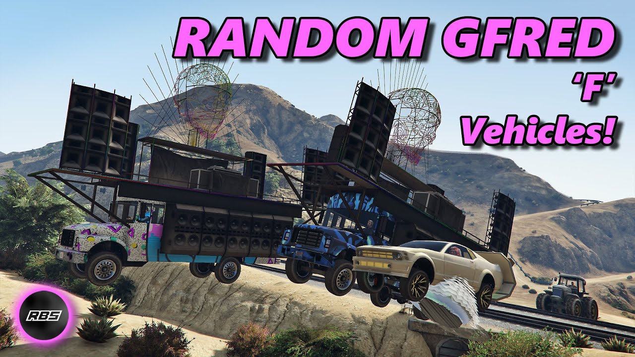 Vehicles Beginning With 'F'! - Random Gfred GTA 5