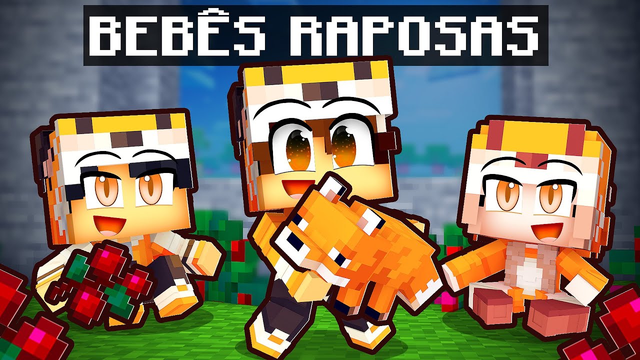 GUIHH tem uma FAMÍLIA de BEBÊS RAPOSAS no Minecraft