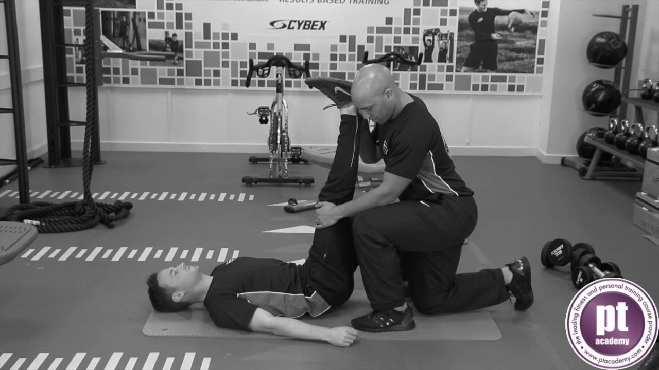 Lying Hamstrings Assisted Stretch - Personal Training: Pt Academy