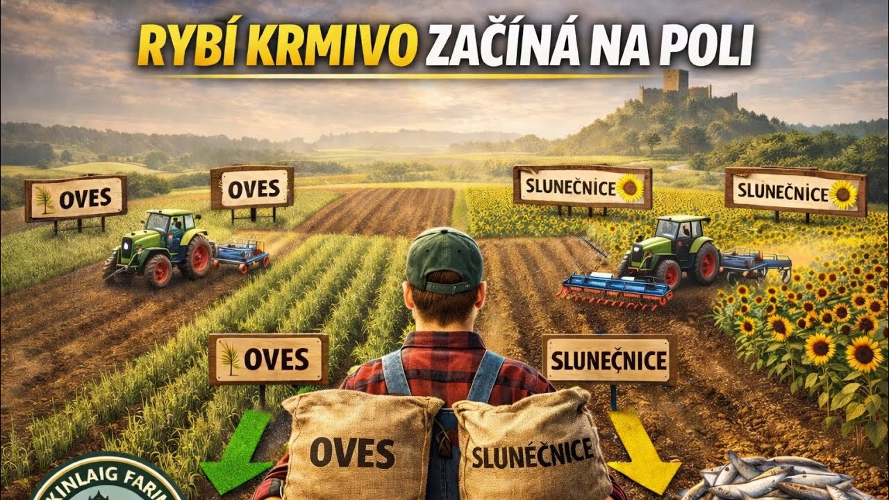 #27 Oves a slunečnice - rybí krmivo začíná na poli 🌾🌻🐟| FS25 Kinlaig - Farma pod hradem🏴󠁧󠁢󠁳󠁣󠁴󠁿 | PS5