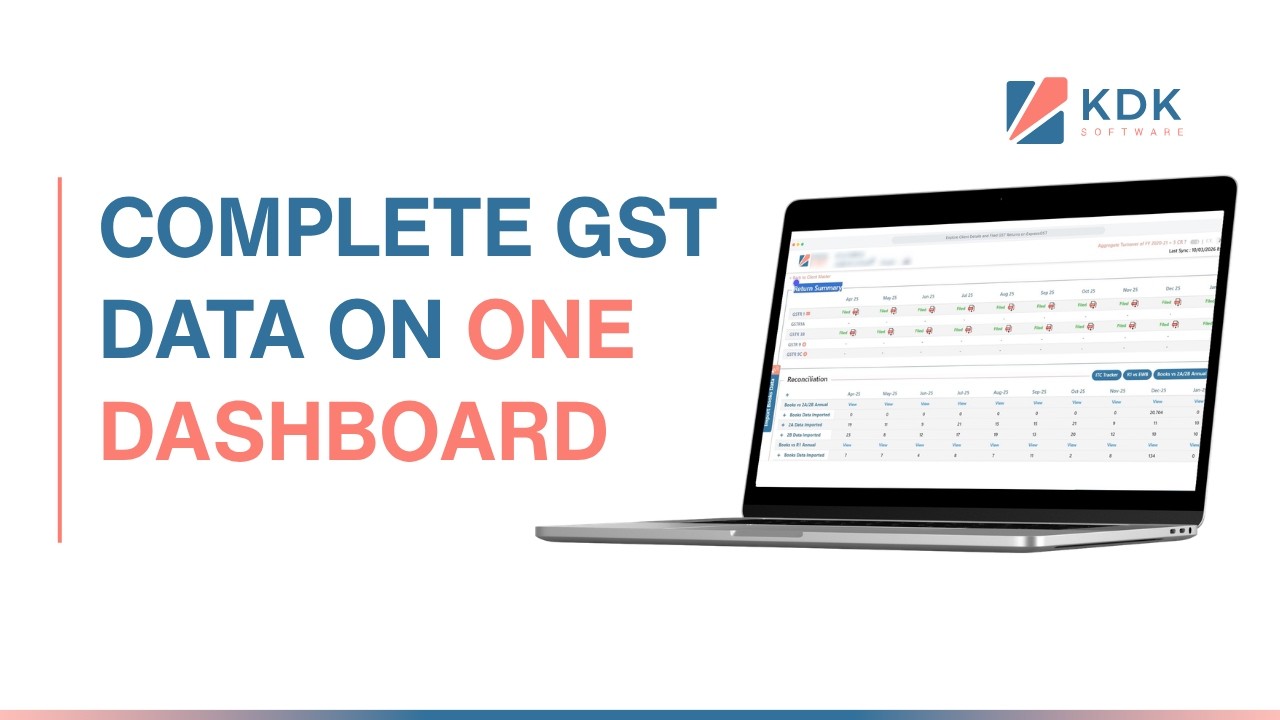 GSTIN Summary Dashboard | View Returns, ITC & Liability in One Place