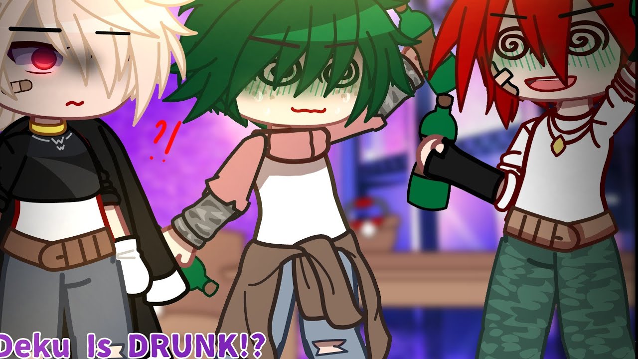 Deku Is drunk!? 🥴  // bakudeku // older AU