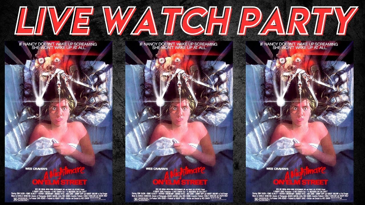 A NIGHTMARE ON ELM STREET  (1984) **WATCH PARTY** LIVE STREAM! WITH GUEST: "DEADLY VISION STUDIO"