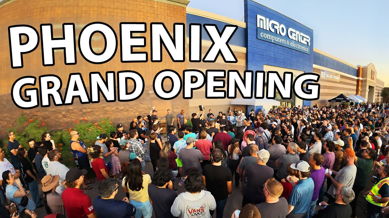 Phoenix Micro Center уже открыт! Официальное видео с торжественного открытия