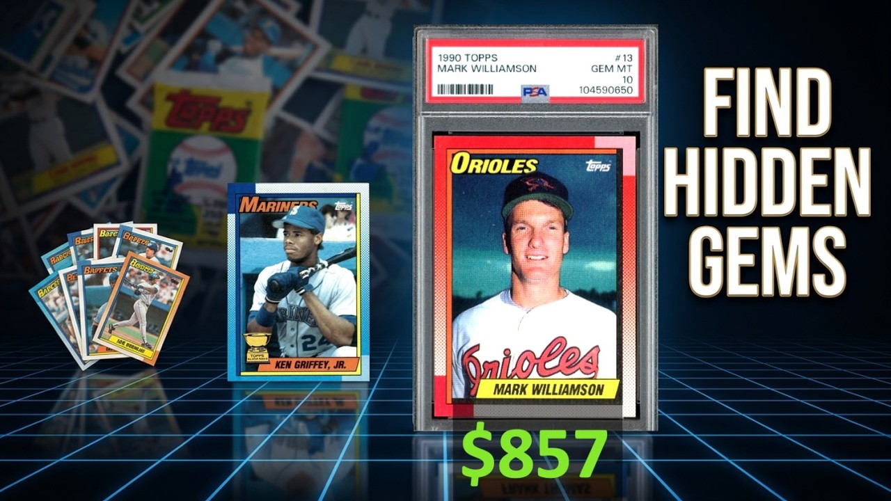 85 самых ценных коллекционных карточек Topps 1990 года, которые у вас, возможно, уже есть.