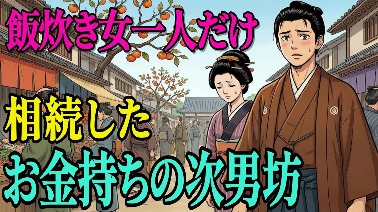 お金持ちの親から飯炊き女一人だけ相続した次男坊의 逆襲｜民話｜江戸時代｜江戸朗読｜昔話｜