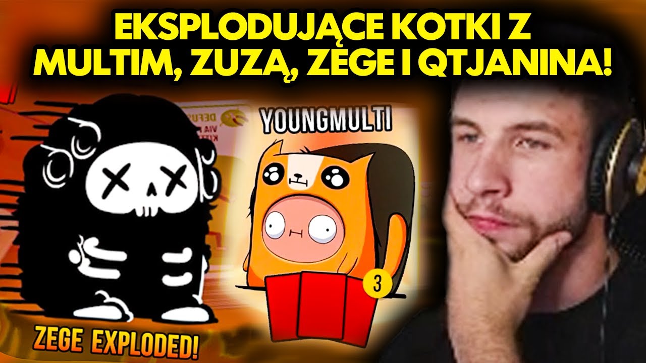 EKSPLODUJĄCE KOTKI Z MULTIM, ZUZĄ, ZEGE I QTJANINA!