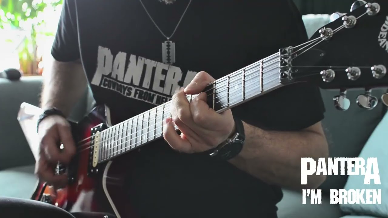 Pantera - I'm Broken (guitar cover)