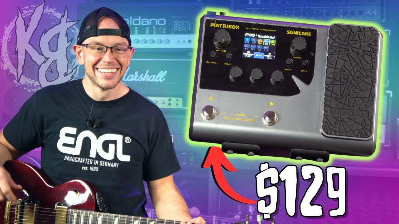 Multiple AWESOME amp models for only $129.99 - Sonicake Matribox Multi FX Processor Pedal