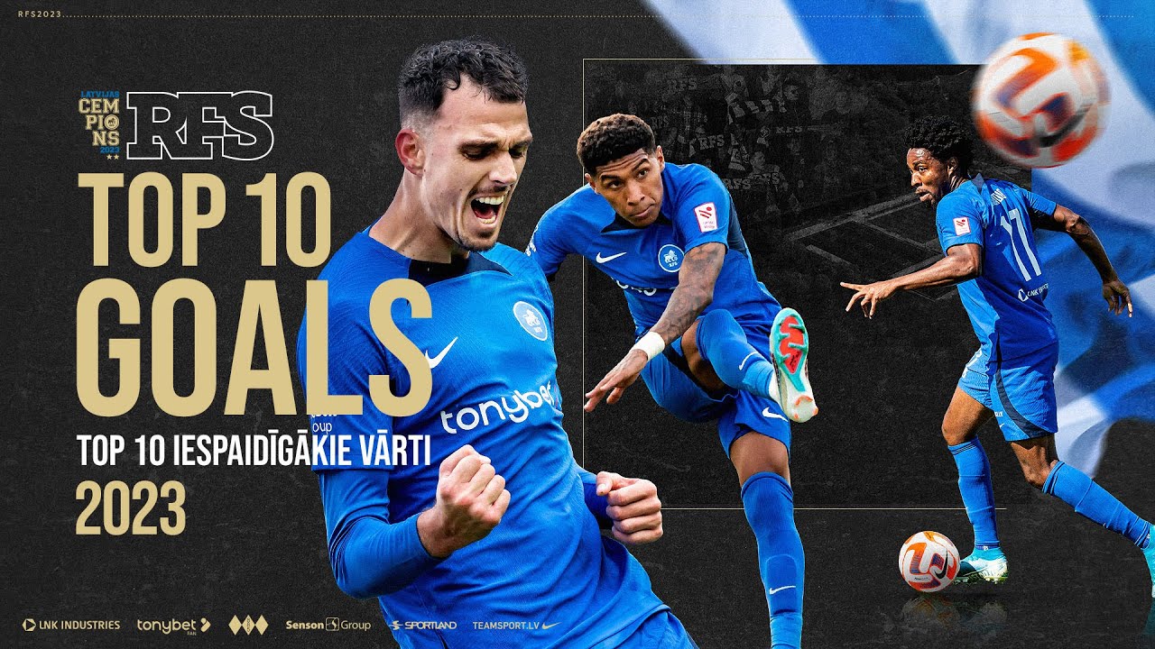 TOP 10 GOALS | TOP 10 VĀRTI | 2023
