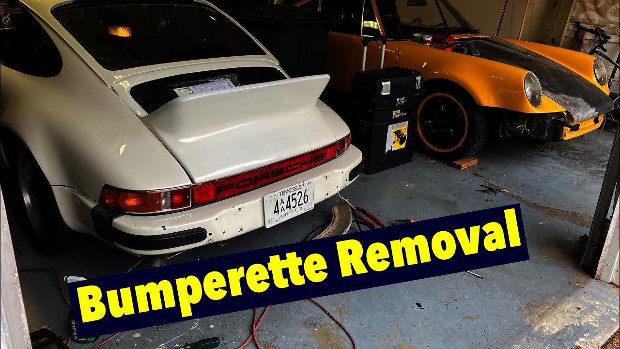 Porsche 911 Bumperette Delete (then install….)