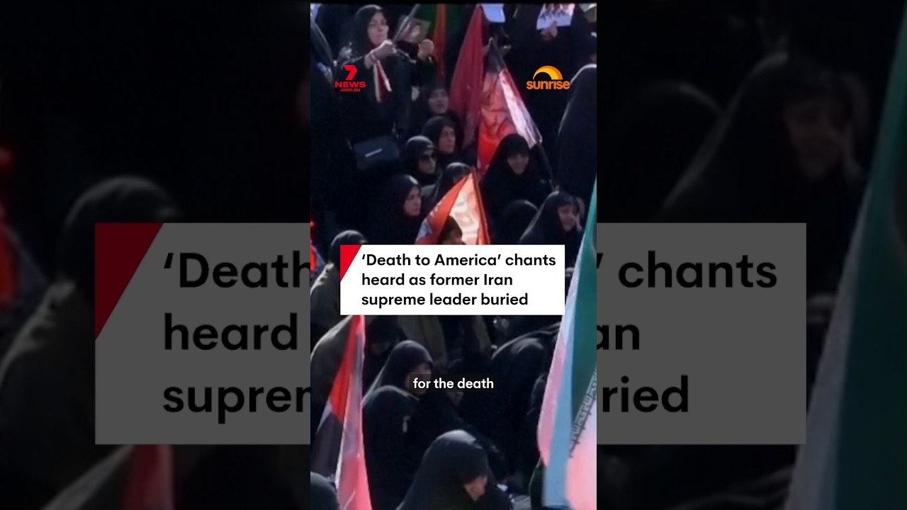 'Death to America' chants heard as former Iran supreme leader buried