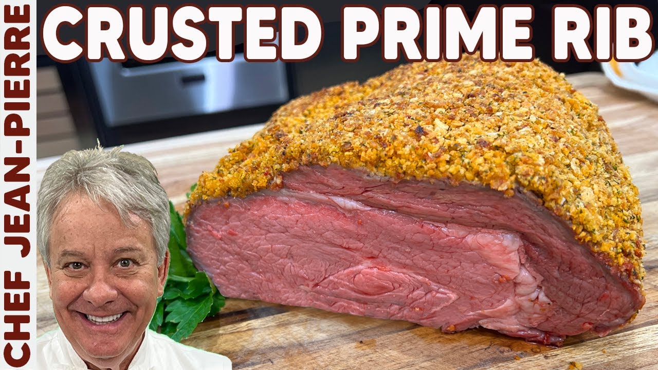 Horseradish Crusted Prime Rib | Chef Jean-Pierre