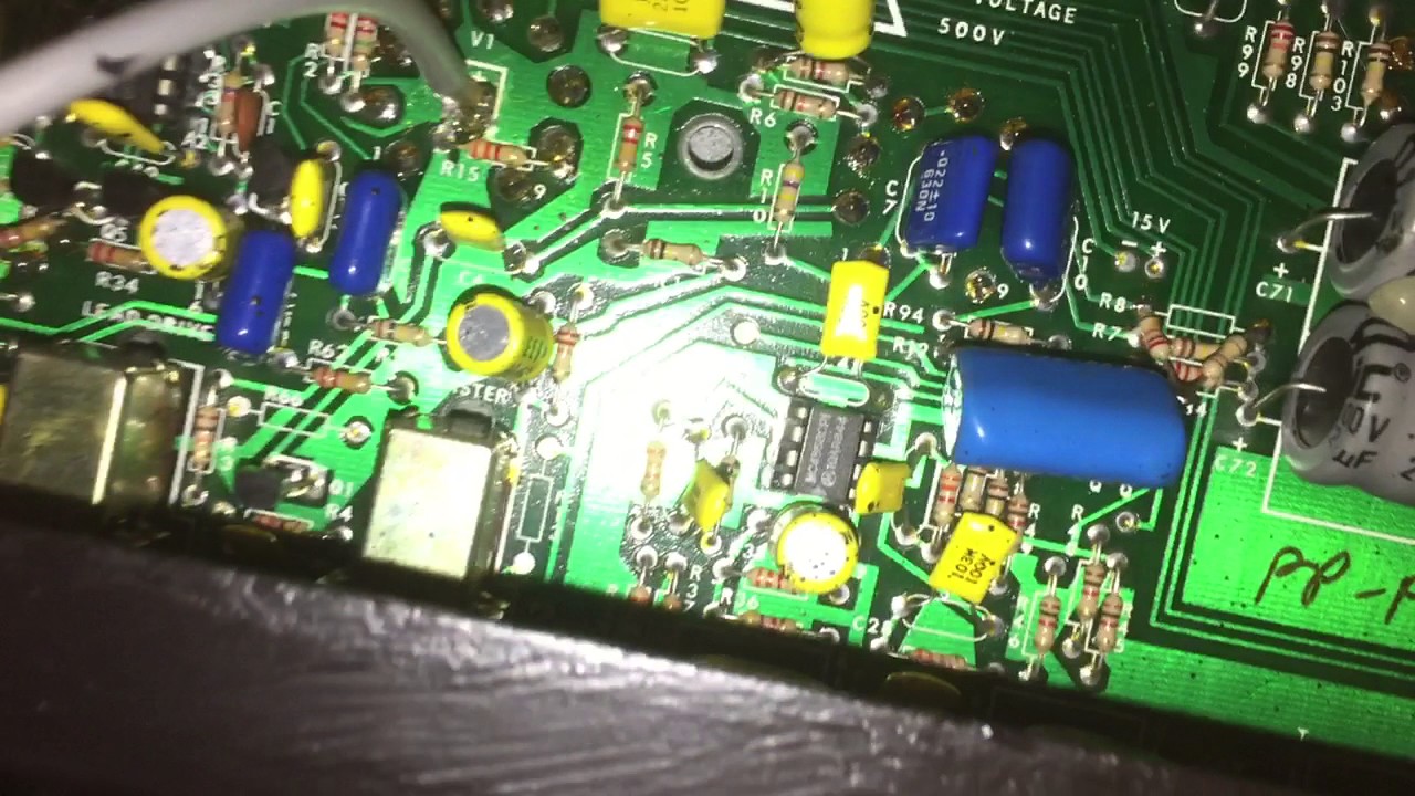 How to FIX scratchy POTS!  Amp Repair on a Vintage Carvin X100B