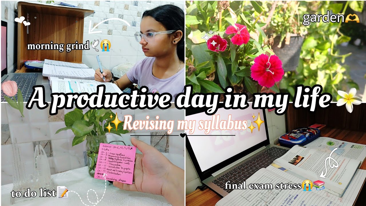“Final Exam Day… and this is how it really went 📚😳 | Real Productive Day in My Life”🌷💌#minivlog 