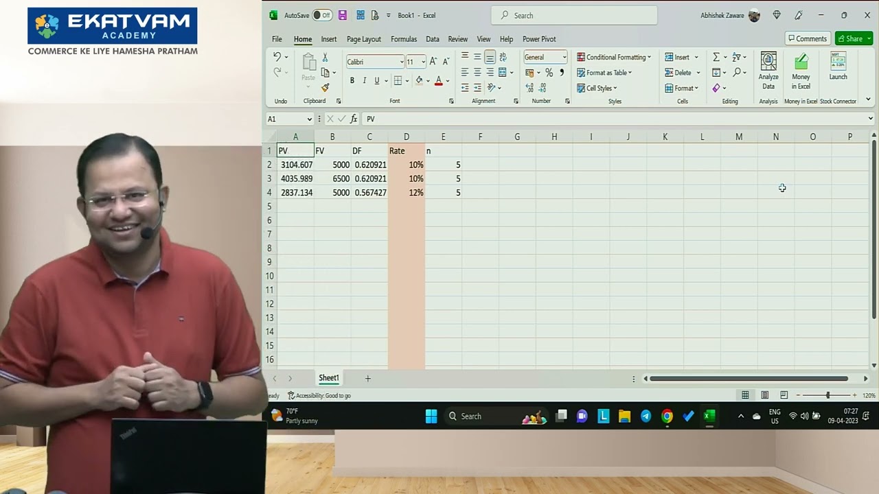 Basics of DCF Valuation for CA Foundation
