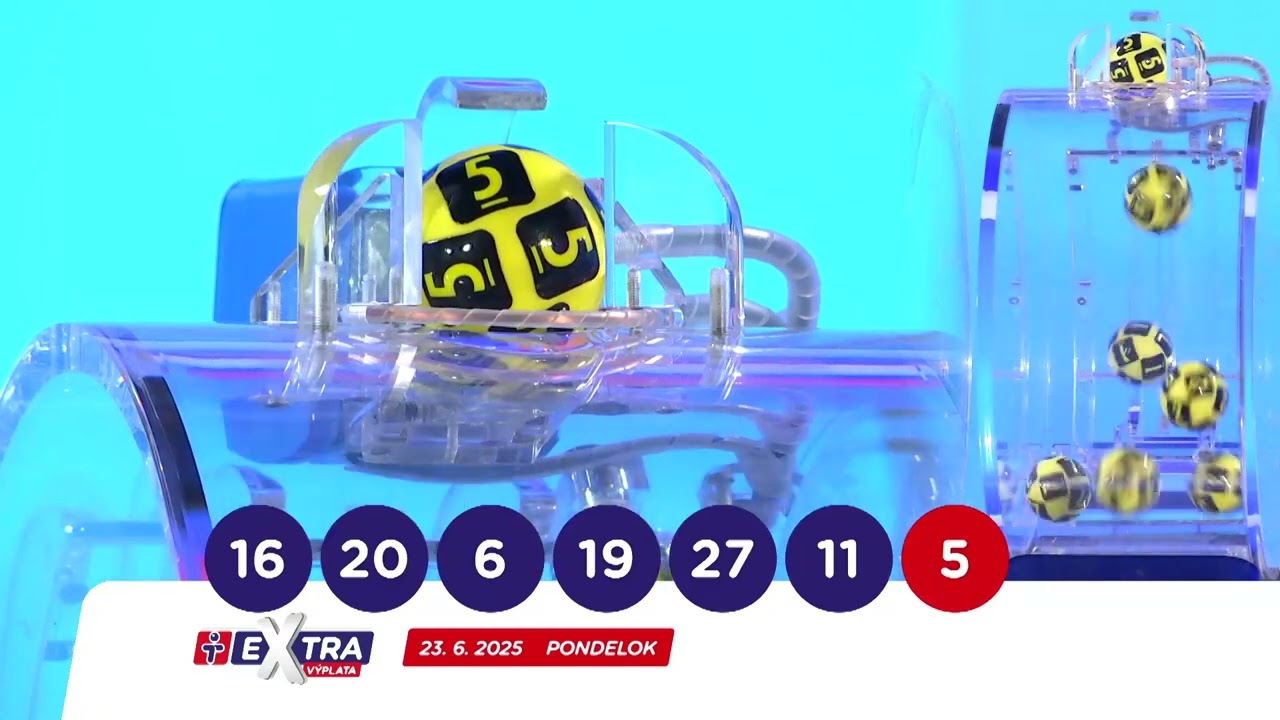 Žrebovanie TIPOS 23. 06. 2025 - KENO 10, EXTRA VÝPLATA