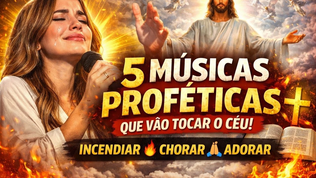 🙌 5 Hinos de Adoração que Tocam o Céu  Louvor Profundo e Unção Real ❤️