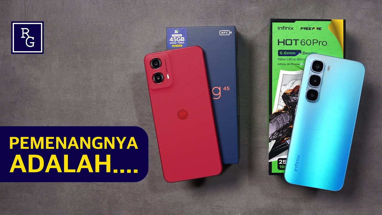 Mana yang paling Worth ? - Review Perbandingan Motorola G45 5G vs Infinix Hot 60 Pro Resmi Indonesia