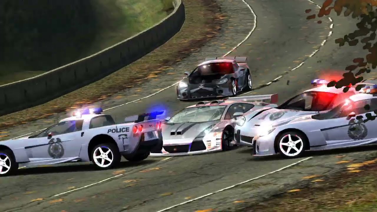 Police Block Bridge Challenge 🔥 | Lamborghini Gallardo | NFS MW