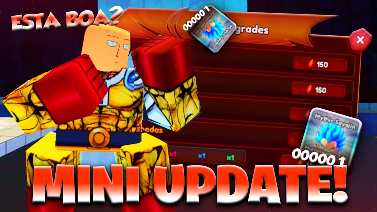 SAIU!!! MINI UPDATE ANIME CLASH! NOVO SISTEMA+NOVO GACHA+CODES .... ROBLOX
