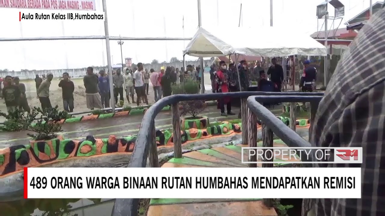489 ORANG WARGA BINAAN RUTAN KLAS IIB HUMBANG HASUNDUTAN MENDAPATKAN REMISI DI HUT RI KE 76