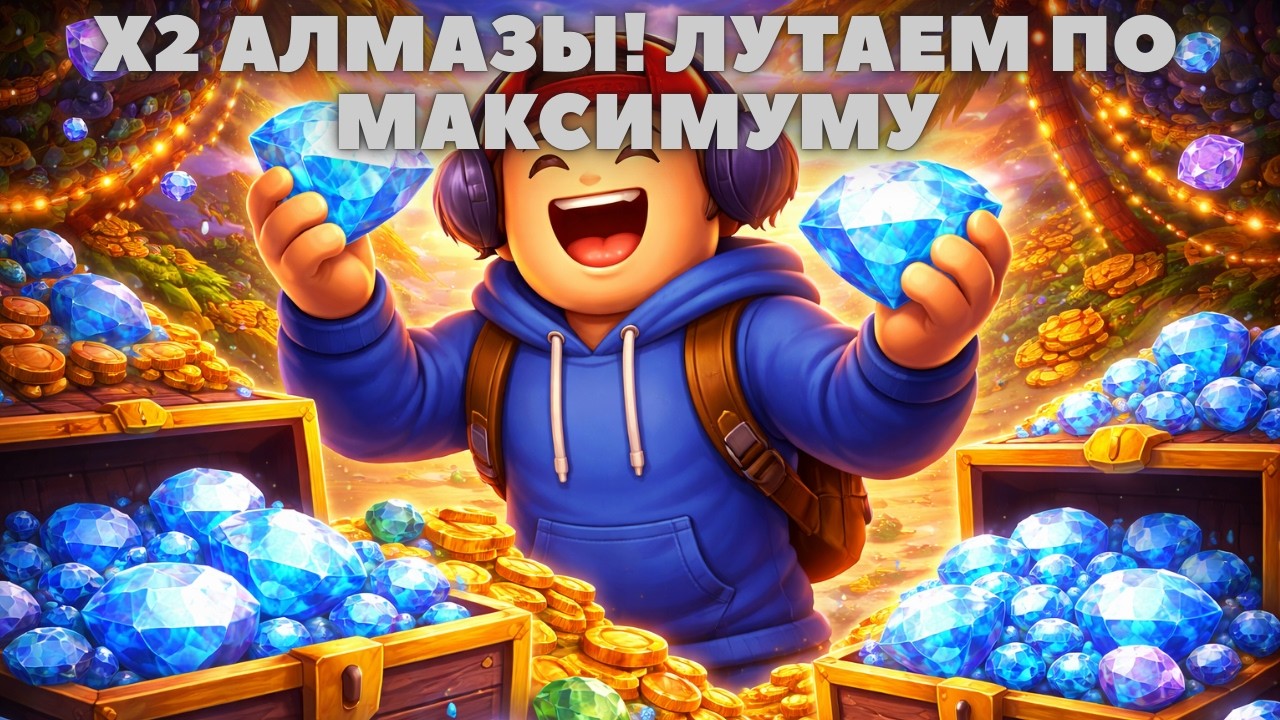 ROBLOX 😱 Х2 АЛМАЗЫ — ЭТО ИМБА?! ЛУТАЕМ БЕЗ ОСТАНОВКИ