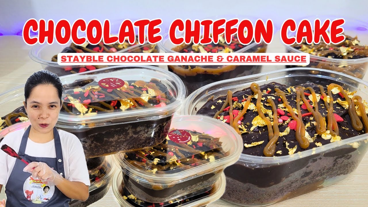 CHOCOLATE CHIFFON CAKE2026 w/CHOCO GANACHE & CARAMEL SAUCE | Complete Costing | Tipid Tips atbp