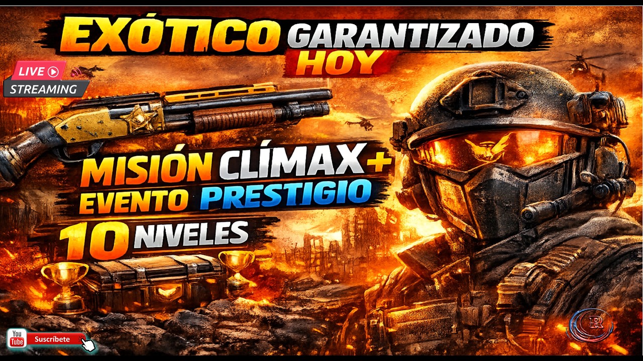 EXÓTICO GARANTIZADO HOY — Misión CLÍMAX + Evento PRESTIGIO (10 niveles) | The Division 2