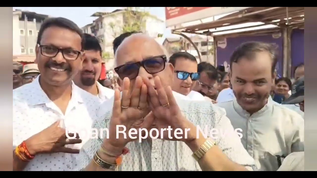 Goan Reporter:Minister Digambar Kamat carried out joint inspection of Upasnagar area 