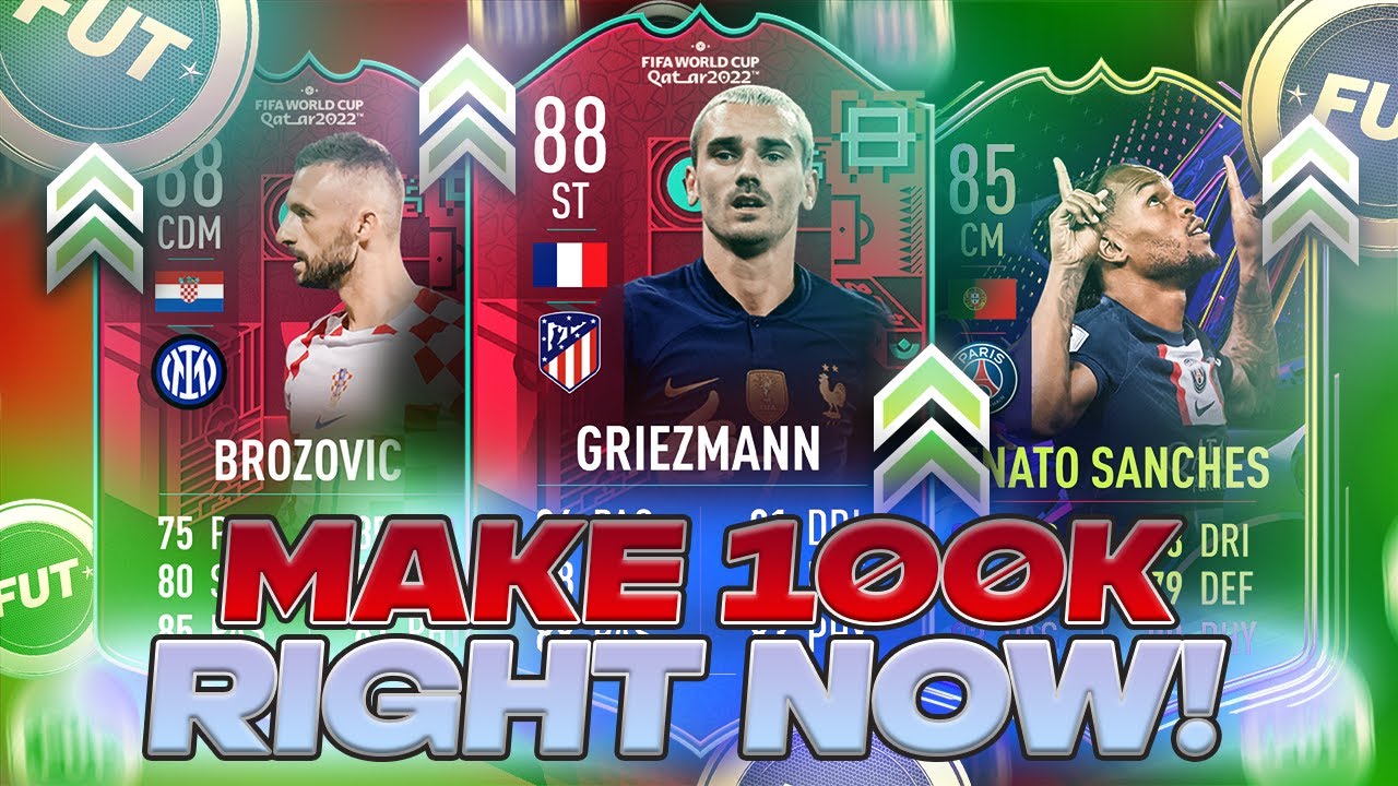 Make 100k NOW With WORLD CUP Trading on FIFA 23!