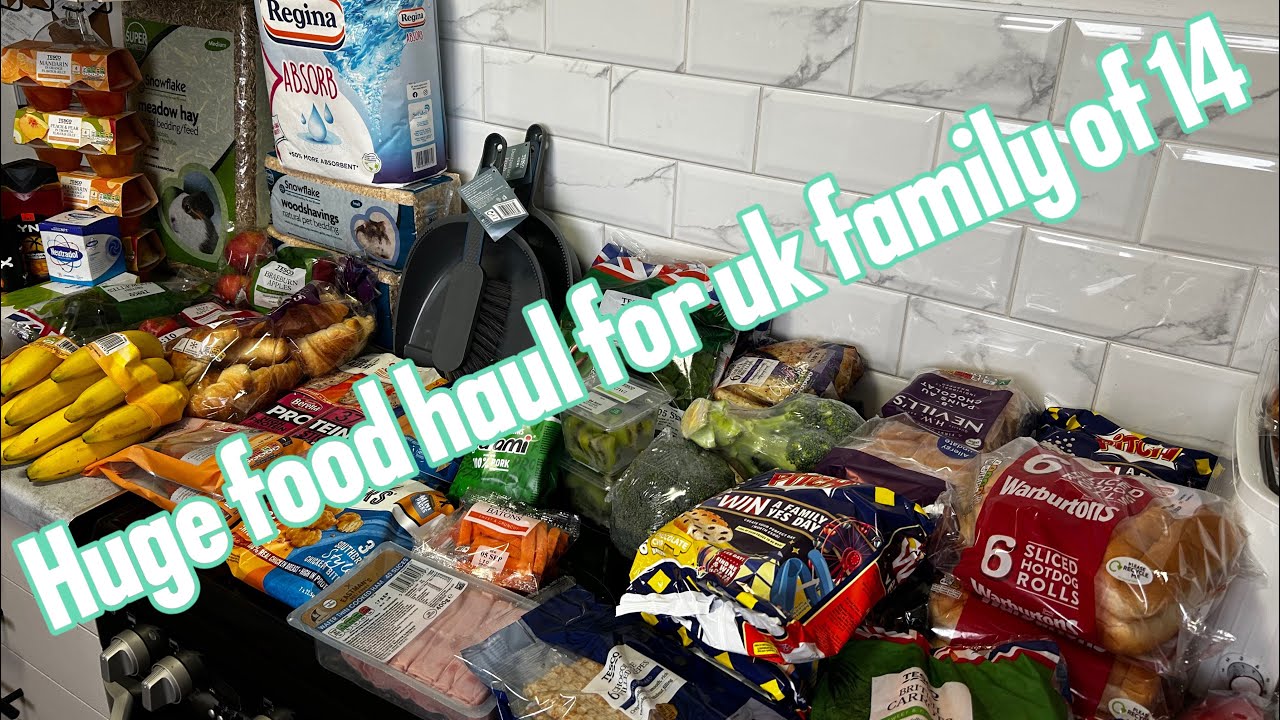 HUGE GROCERY FOOD HAUL | SAHM | SEPTEMBER 2025 £226 TESCO FOOD HAUL