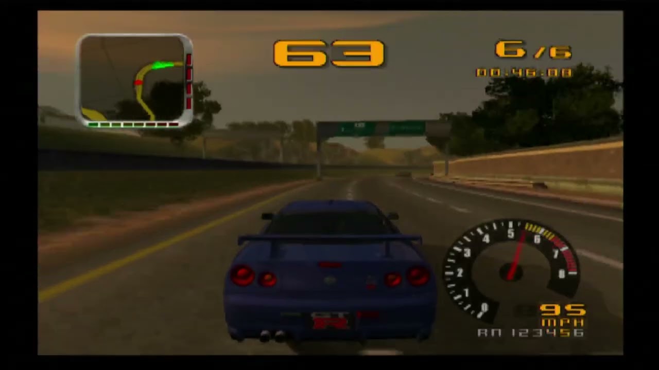 Test Drive (PS2) Nissan Skyline r34 | San Francisco Gameplay | 1080p60 HD