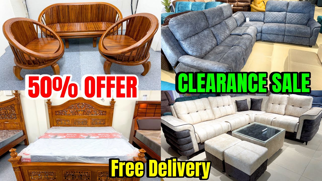 😱 50% வரை தள்ளுபடி! Sofa | Cot | Dining Table Clearance Sale 🔥 Free Delivery 🚚